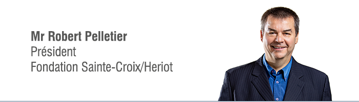 Robert Pelletier, président de la Fondation Sainte-Croix/Heriot