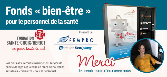 Donner pour le fonds Bien-être pour le personnel de le santé