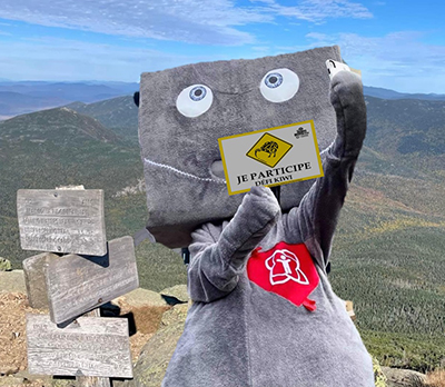 Robot notre ambassadeur du défi Kiwi